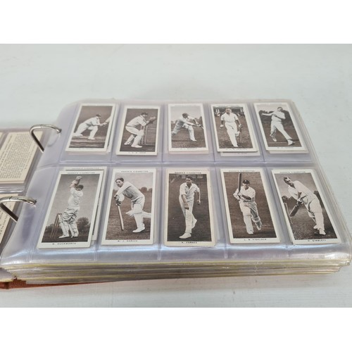 336A - A large collection of vintage cigarette cards to include Players, Gallaher, Sarony, Cope's etc.