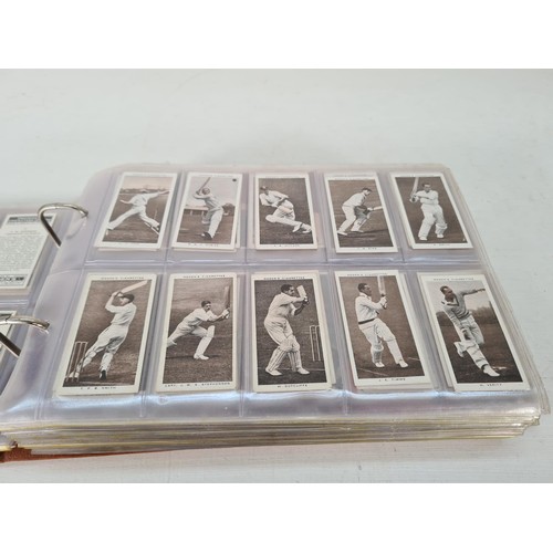 336A - A large collection of vintage cigarette cards to include Players, Gallaher, Sarony, Cope's etc.