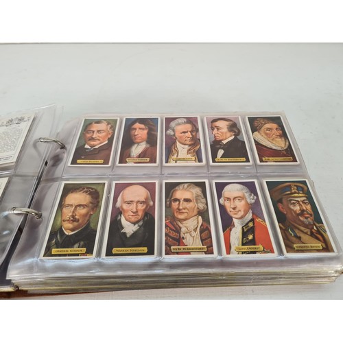 336A - A large collection of vintage cigarette cards to include Players, Gallaher, Sarony, Cope's etc.