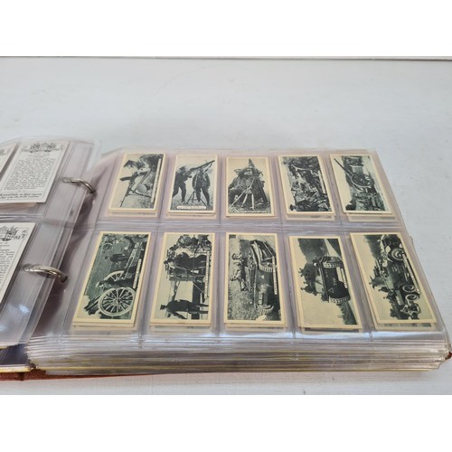 336A - A large collection of vintage cigarette cards to include Players, Gallaher, Sarony, Cope's etc.