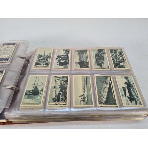 336A - A large collection of vintage cigarette cards to include Players, Gallaher, Sarony, Cope's etc.