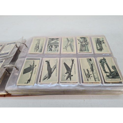 336A - A large collection of vintage cigarette cards to include Players, Gallaher, Sarony, Cope's etc.