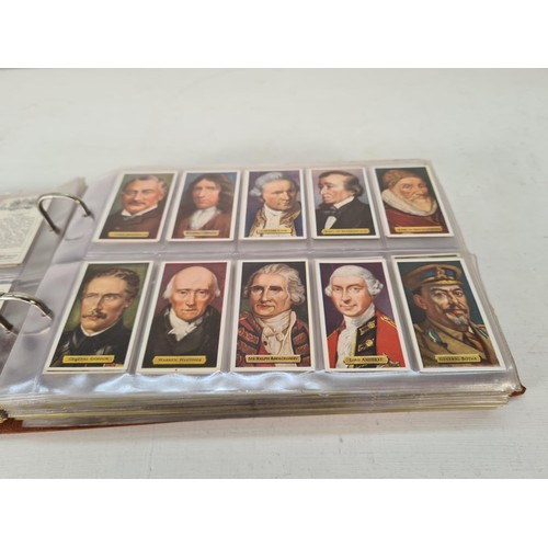 336A - A large collection of vintage cigarette cards to include Players, Gallaher, Sarony, Cope's etc.