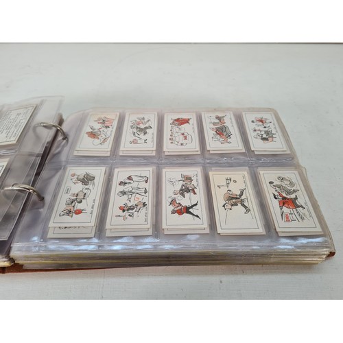 336A - A large collection of vintage cigarette cards to include Players, Gallaher, Sarony, Cope's etc.