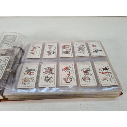 336A - A large collection of vintage cigarette cards to include Players, Gallaher, Sarony, Cope's etc.