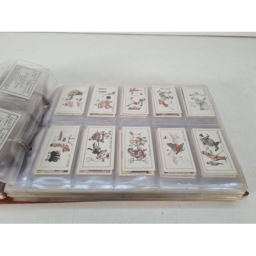 336A - A large collection of vintage cigarette cards to include Players, Gallaher, Sarony, Cope's etc.