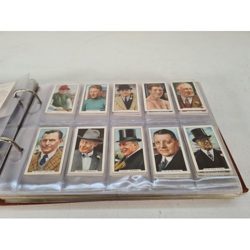 336A - A large collection of vintage cigarette cards to include Players, Gallaher, Sarony, Cope's etc.