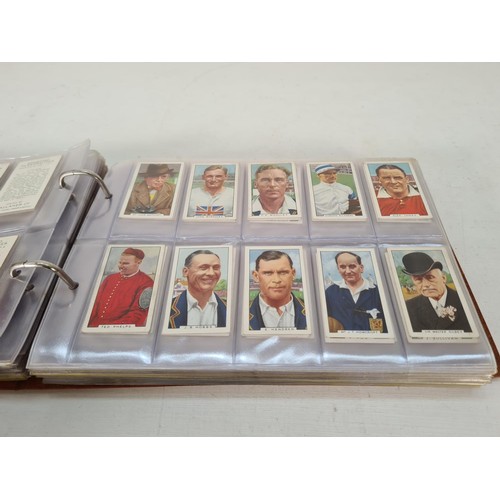 336A - A large collection of vintage cigarette cards to include Players, Gallaher, Sarony, Cope's etc.