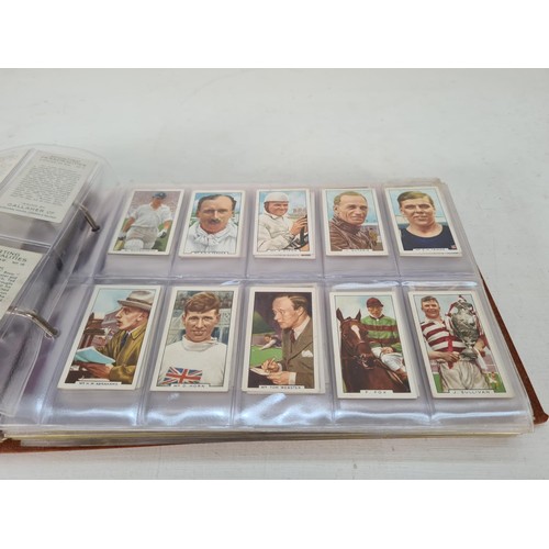 336A - A large collection of vintage cigarette cards to include Players, Gallaher, Sarony, Cope's etc.