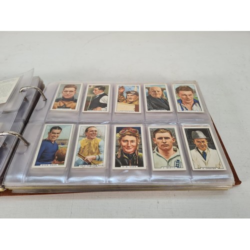 336A - A large collection of vintage cigarette cards to include Players, Gallaher, Sarony, Cope's etc.