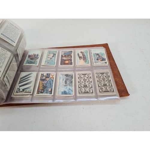 336A - A large collection of vintage cigarette cards to include Players, Gallaher, Sarony, Cope's etc.