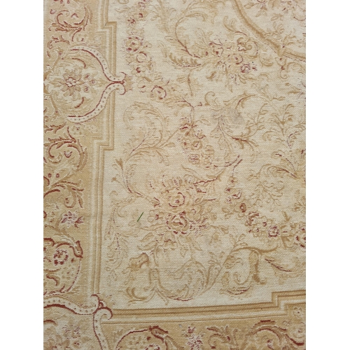 1091 - A Laura Ashley red and beige rug - approx. 190cm long x 135cm wide