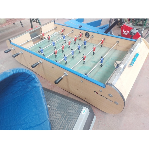 1243 - A René Pierre of France table football table - approx. 122cm x 79cm