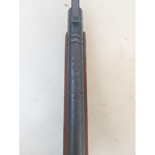 1283 - A vintage Slavia 522 break barrel air rifle