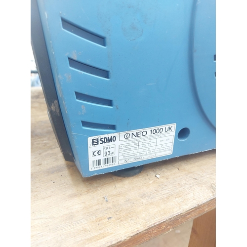 1297 - A black and blue Neo 1000 inverter technology generator