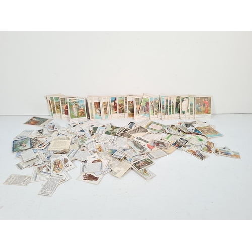 336 - A large collection of vintage cigarette cards to include two Senior Service card albums, Wills, John... 