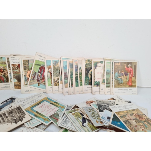 336 - A large collection of vintage cigarette cards to include two Senior Service card albums, Wills, John... 