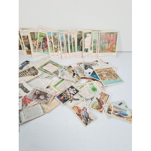 336 - A large collection of vintage cigarette cards to include two Senior Service card albums, Wills, John... 