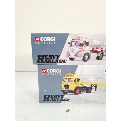 307 - Two boxed Corgi Classics Heavy Haulage limited edition diecast scale models, Edward Beck & Son Ltd F... 