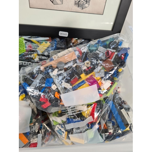 309 - A large collection of assorted Lego and two framed Lego figure prints