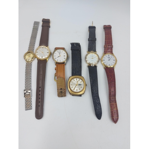 90 - A large collection of wristwatches to include Casio, Sekonda, Seiko, Citizen, Lucerne, Adrem etc.