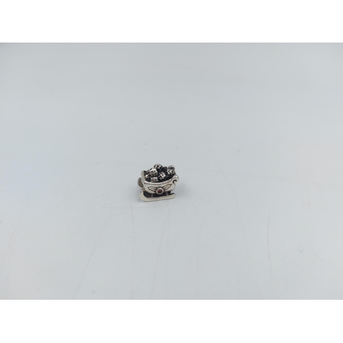 69F - Ten various Pandora 925 silver charms