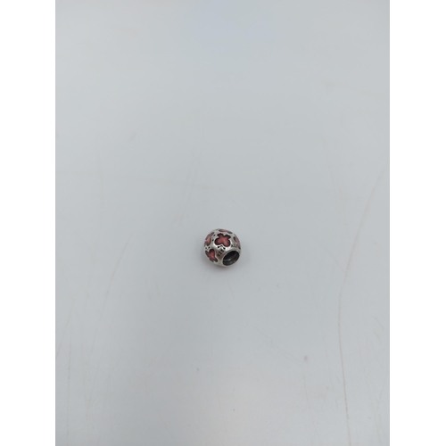 69F - Ten various Pandora 925 silver charms