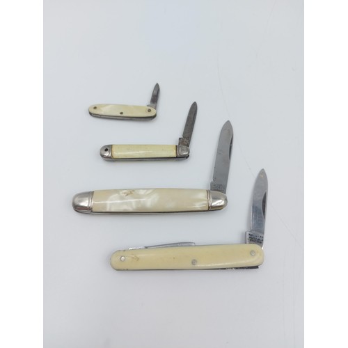 154B - Ten assorted vintage pocket and fruit knives