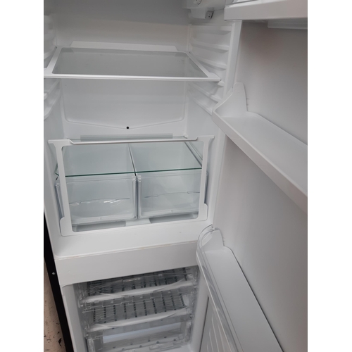 1203 - A black Indesit IBD5515 A+ 158cm upright fridge freezer