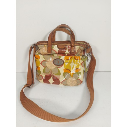 331C - Nine designer ladies handbags to include Radley, Guess, Michael Kors, Fossil, Mantaray etc.