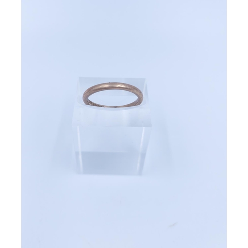 117 - A hallmarked Birmingham 9ct gold wedding band, size M and dated 1933 - approx. gross weight 2 grams