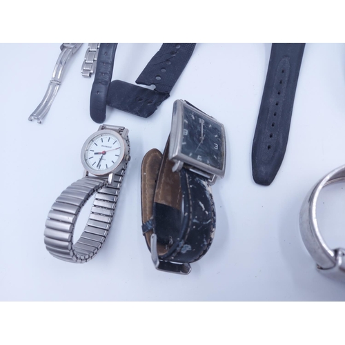 149 - A collection of assorted wristwatches to include Bahnhof quartz, Ascot quartz, Military Royale, etc.