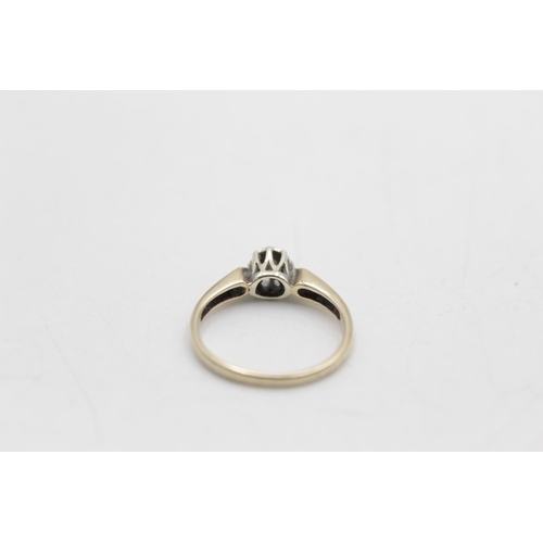 8 - A 9ct gold diamond solitaire ring, size M½ - approx. gross weight 1.9 grams