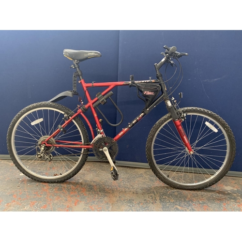 A Raleigh Activator II mountain bike with 18-speed Shimano gear system