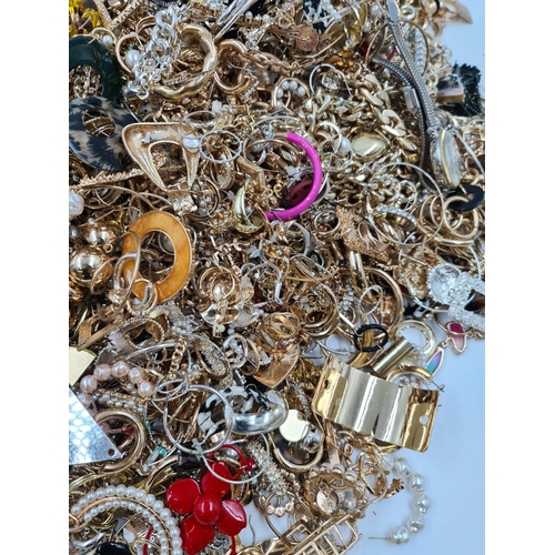 531 - A collection of assorted costume jewellery - approx. gross weight with box 15kg