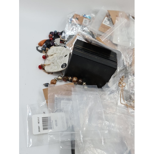 560 - A collection of assorted costume jewellery - approx. gross weight with box 2kg