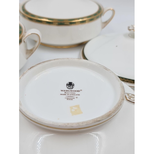 487 - A collection of Royal Albert/Paragon Elgin bone china and one Wedgwood Chester R4446 lidded tureen