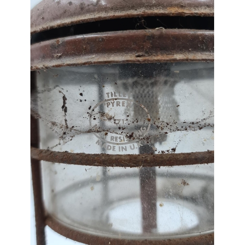 502 - A vintage Tilley storm lantern - approx. 34cm high