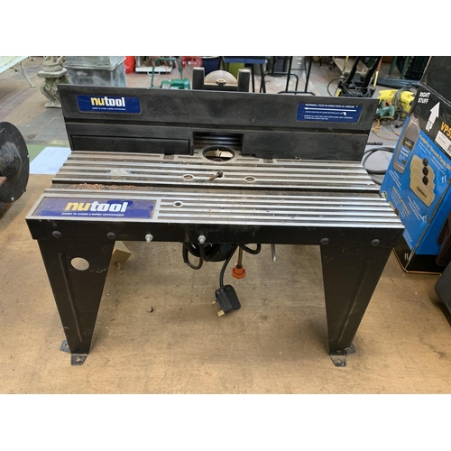 1549 - A Nu-Tool table router with Powercraft ERS 850E 240v router