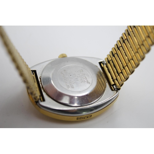 266 - A vintage gents Rado Diastar gold tone automatic wristwatch - Ref 648.0413.3