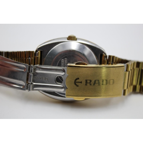 266 - A vintage gents Rado Diastar gold tone automatic wristwatch - Ref 648.0413.3