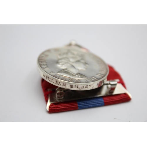 271 - Two vintage boxed medals, one Elizabeth II Imperial Service medal presented to William Gilbey M.B.E ... 