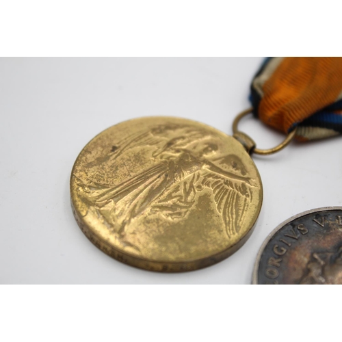 273 - A WWI mounted medal pair presented to 101546 PTE. F.C Marsh M.G.C.