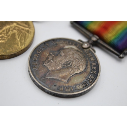 273 - A WWI mounted medal pair presented to 101546 PTE. F.C Marsh M.G.C.