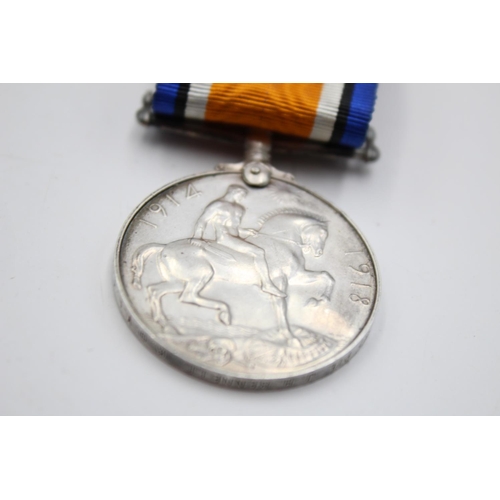 278 - A WWI medal pair with original ribbons presented to 51767 PTE. J.H Bennett K.O.Y.L.I.