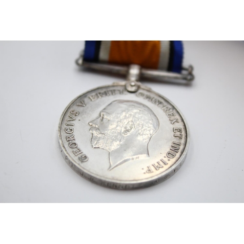 278 - A WWI medal pair with original ribbons presented to 51767 PTE. J.H Bennett K.O.Y.L.I.