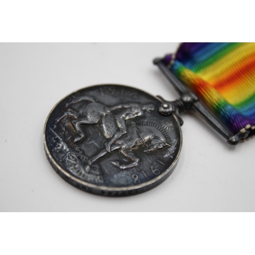 290 - A WWI medal pair with original ribbons presented to 120724 GNR. J.Rutherford R.A.