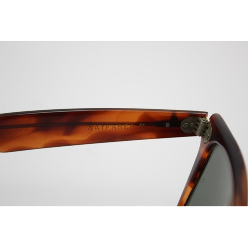 318 - A pair of vintage Bausch & Lomb Wayfarer II tortoiseshell effect framed sunglasses