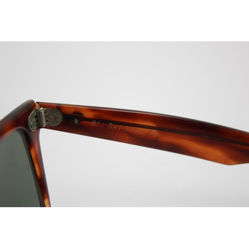 318 - A pair of vintage Bausch & Lomb Wayfarer II tortoiseshell effect framed sunglasses