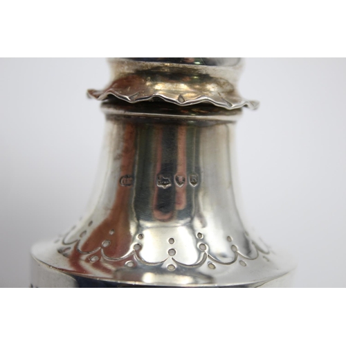 384 - A Victorian hallmarked London silver salt and pepper cellar, dated 1892 - approx. gross weight 56 gr... 